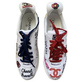 Chanel Pharell Williams sneakers White