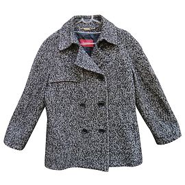 burberry london winterjacke t 40 neue Bedingung Anthrazitgrau