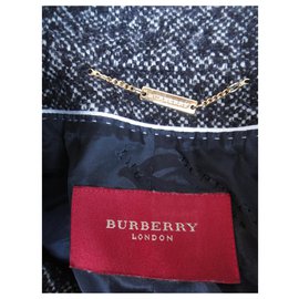 Burberry-veste d'hiver Burberry London t 40 état neuf-Gris anthracite