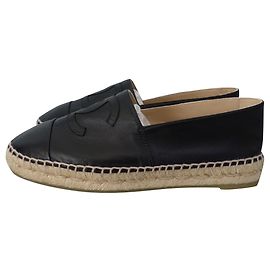 Chanel Espadrilles Schwarz