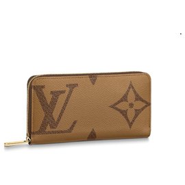 Louis Vuitton-carteira reversa zippy novo-Marrom