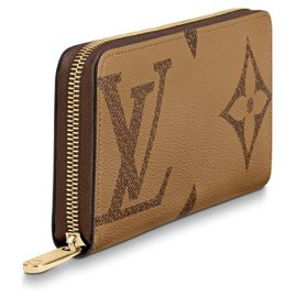 Louis Vuitton-cartera reverso zippy nuevo-Castaño