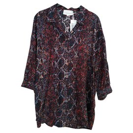 Autre Marque-"Swans" shirt-Black