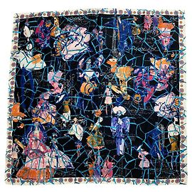 Christian Lacroix Foulard Lacroix Bleu