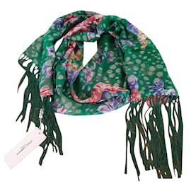 Dolce & Gabbana-Silk scarf-Green