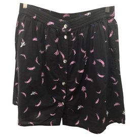 Sonia By Sonia Rykiel-Skirt with signature print-Black,Pink,White,Blue