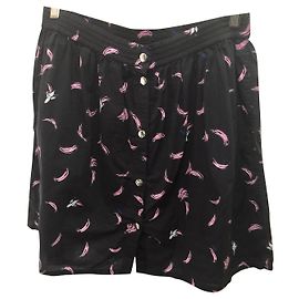 Sonia By Sonia Rykiel Saia com estampa exclusiva Preto Rosa Branco Azul