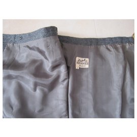 Hermès-Skirts-Dark grey