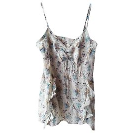 Top de seda Sandro con tirantes ajustables Multicolor