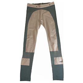 Adidas Stella McCartney Pink Blue Grey Leggings Sport Track Pants sz S Multicor