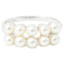 Anillo Tasaki Pearl Plata