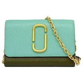 Marc Jacobs Chain Wallet Lange Geldbörse Khaki