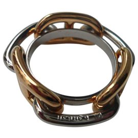 Hermès-HERMES REGATE ring Anchor chain New condition-Multiple colors