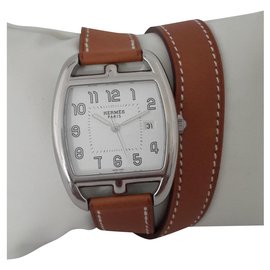 Hermès Cape Cod Tonneau GM Aus weiß