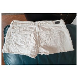 Maje-Pantalones cortos-Beige,Blanco roto