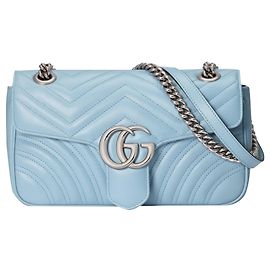Gucci GG Marmont small shoulder bag Blue