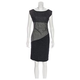 Diane Von Furstenberg DvF Jori wool blend dress Grey Dark grey