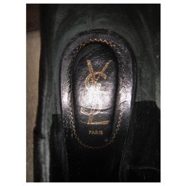 Yves Saint Laurent-low-boots Yves Saint Laurent p 39-Noir