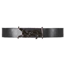 Saint Laurent-Opyum YSL Logo bracelet-Black