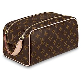 Louis Vuitton Custodia per kit Dopp WC Marrone