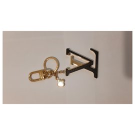 Louis Vuitton-Encantos de saco-Preto,Dourado