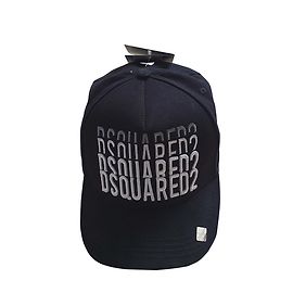 Cappellino Dsquared2 in cotone nero Nero