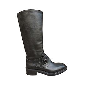 Sartore Lederstiefel schwarz 35.5 IT Schwarz