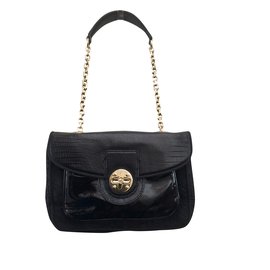 DKNY monogram handback Black