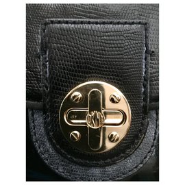 Dkny-DKNY monogram handback-Black