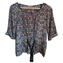 Autre Marque Blusa de seda Chattawak multicolor Multicolor