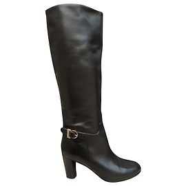Salvatore Ferragamo p boots 38 Black