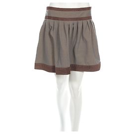 Saia Diane Von Furstenberg Cinza Cinza