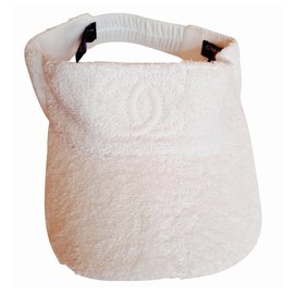 Chanel-Visière Chanel M neuf-White