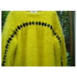 Fendi-Knitwear-Yellow