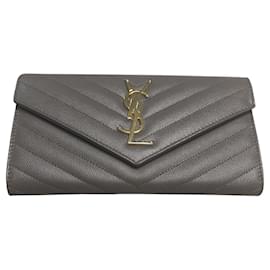 Saint Laurent Monogram wallet Grey