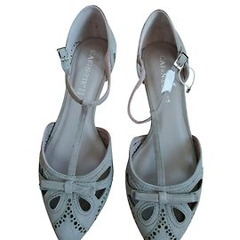 Autre Marque Escarpins Café Noir Gris Nubuck 38 Gris