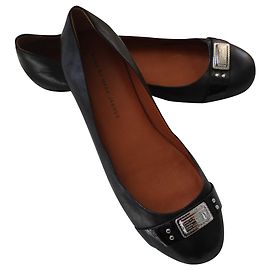 Marc by Marc Jacobs Sapatilhas de couro preto, Pointure 39. Preto