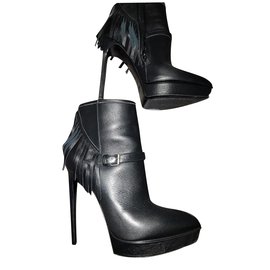 Yves Saint Laurent-Ankle Boots-Black
