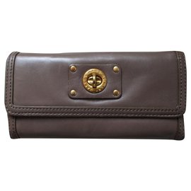Marc by Marc Jacobs-Taupe companheiro de couro.-Taupe