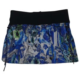 Just Cavalli Minirock Blau Multicolore Blau Mehrfarben