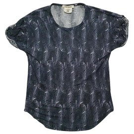 Camicetta Isabel Marant in lino Multicolore