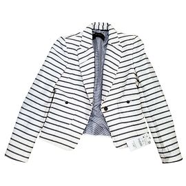 Zara Chaquetas Blanco roto