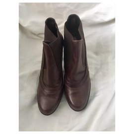 Tod's-Brown Chelsea ankle boots-Brown