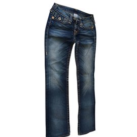 True Religion-5 Jeans tascabili-Blu