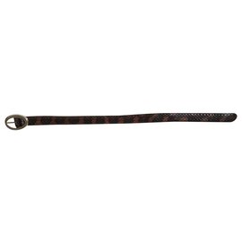 Autre Marque Reptil's House Python Gürtel Braun Braun