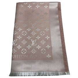 Louis Vuitton rosa Denim-Monogramm Pink