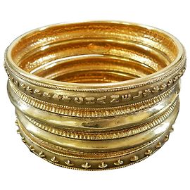 Bracelet Chanel Quadruple Vintage Doré
