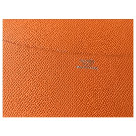 Hermès-Couverture agenda Hermès-Orange
