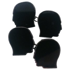 Jean Paul Gaultier-Boutons de manchette-Noir