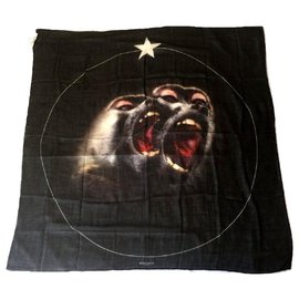 GIVENCHY Sciarpa in cashmere e seta Nero